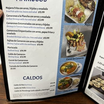 El Amanecer - Menu - Latin American Near Me - Houston, Texas