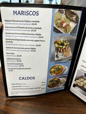 Menu photo 7 El Amanecer Houston, TX