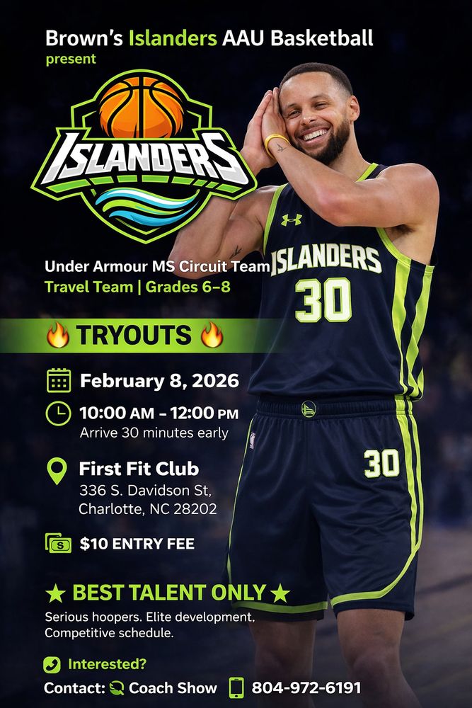 Brown’s Island Islanders Basketball Club Logo
