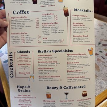 Stella’s Fresh Brunch - Menu - June 2026 - Breakfast & Brunch Near Me - Dickinson, Texas Stella’s Fresh Brunch - Menu - June 2026 - Breakfast & Brunch Near Me - Dickinson, Texas