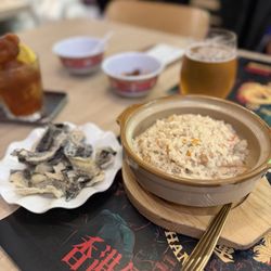 Han Tai Wan - HAN TAI WAN GOOD FORTUNE PREMIUM DUO SET-Chiu Chow-Style Seafood Risotto with Deep Fried Fish Skin Chips