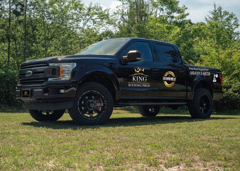 Slide of King Roofing Pros