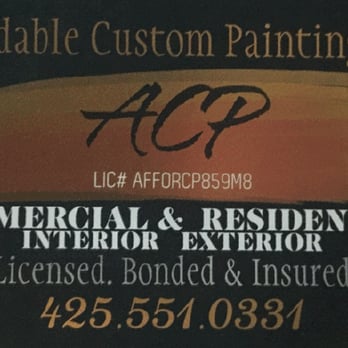 Affordable Custom Painting - Painters Near Me - Lake Stevens, Washington Affordable Custom Painting - Painters Near Me - Lake Stevens, Washington