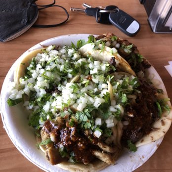 Lilly's Tacos - Cachete, Adobada, and Tripas tacos. - Mexican Near Me - Goleta, California Lilly's Tacos - Cachete, Adobada, and Tripas tacos. - Mexican Near Me - Goleta, California