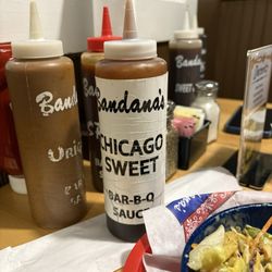 Bandana's Bar-B-Q - Our favorite of the many BBQ sauces offered.