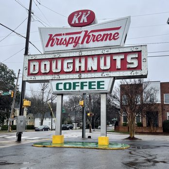 Krispy Kreme - Iconic sign - Donuts Near Me - Raleigh, North Carolina Krispy Kreme - Iconic sign - Donuts Near Me - Raleigh, North Carolina