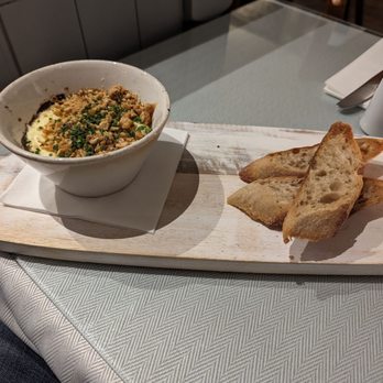 The Greedy Goose - Warm goat cheese with hazelnut and honey - Irish Near Me - Malahide, D The Greedy Goose - Warm goat cheese with hazelnut and honey - Irish Near Me - Malahide, D