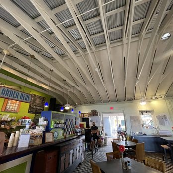 Polly's at the Pier Cafe - Inside to ORDER - Coffee & Tea Near Me - Frederiksted, Virgin Islands