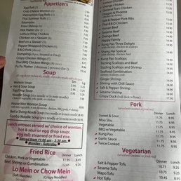 Menu Menu