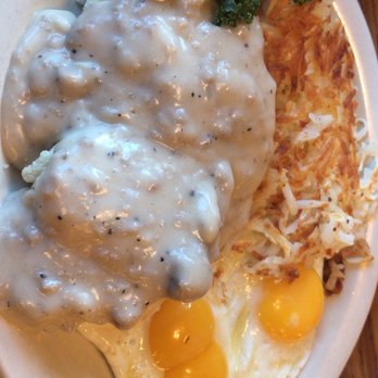 Jay Berry's Cafe - I got lucky with the double yolks biscuit and gravy meal :) - Breakfast & Brunch Near Me - Renton, Washington Jay Berry's Cafe - I got lucky with the double yolks biscuit and gravy meal :) - Breakfast & Brunch Near Me - Renton, Washington