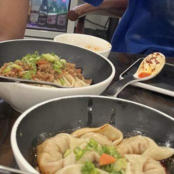 Jia Yan Dumpling House - Spicy chicken wonton and pork noodles in the back. Amazing. - Shanghainese Near Me - Glendora, California Jia Yan Dumpling House - Spicy chicken wonton and pork noodles in the back. Amazing. - Shanghainese Near Me - Glendora, California