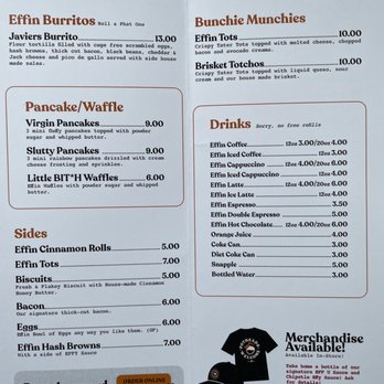 Effin Egg - Menu p1 - Breakfast & Brunch Near Me - Morristown, New Jersey Effin Egg - Menu p1 - Breakfast & Brunch Near Me - Morristown, New Jersey