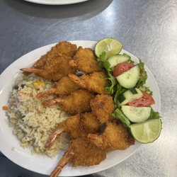Becky's Diner - Shrimp platter Friday's special