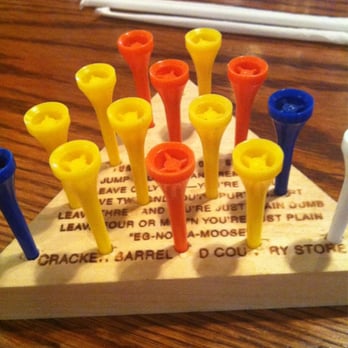 Cracker Barrel Old Country Store - Peg game at every table - Breakfast & Brunch Near Me - Bourbonnais, Illinois