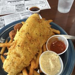 Cafe LaGrange - Walleye dinner.