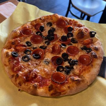 Amedeo - Lunch special individual pizza. A NYC and Neapolitan style mix. The crust was fantastic. - Pizza Near Me - Las Vegas, Nevada