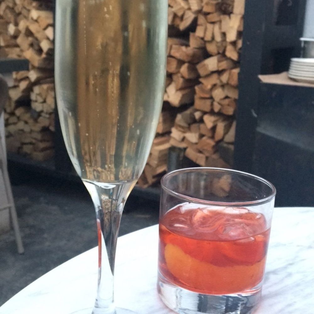 Santa Panza - Prosecco and negroni. - Pizza Near Me - Brooklyn, New York