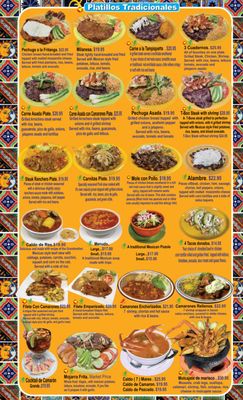 Menu photo 6 Fritangas Mexican Restaurant Denver, CO