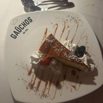 Gauchos Do Sul - Crème Brûlée Cheesecake - Brazilian Near Me - Katy, Texas