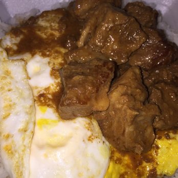 Joe's Grill Express - Pork adobo, eggs and rice $6.25 - American Near Me - Honolulu, Hawaii
