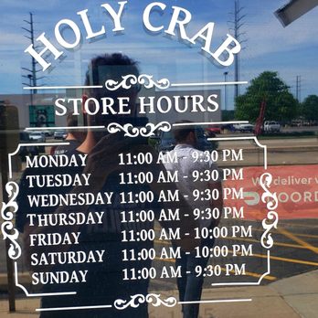 Holy Crab - Hours - Seafood Near Me - East Peoria, Illinois Holy Crab - Hours - Seafood Near Me - East Peoria, Illinois