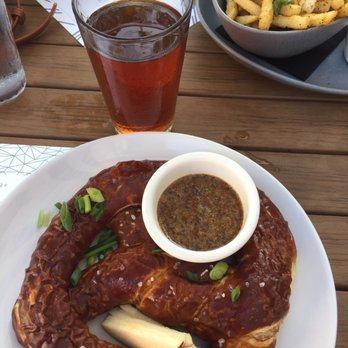 Hotel Indigo Chattanooga - Downtown - Octoberfest special $6 pretzel with bear and Main Street Meats sausage (sausage not in pic). - Hotels Near Me - Chattanooga, Tennessee Hotel Indigo Chattanooga - Downtown - Octoberfest special $6 pretzel with bear and Main Street Meats sausage (sausage not in pic). - Hotels Near Me - Chattanooga, Tennessee