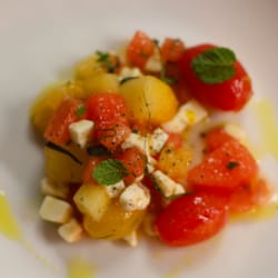 Ronin Cooking - Watermelon and Tomatoes from the Hunter's Moon Dinner in the Forest
