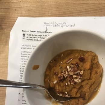The Chopping Block - Sweet potato bisque - Specialty Food Near Me - Chicago, Illinois