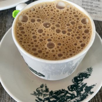 Ipoh Kopitiam - Hot milk tea - Malaysian Near Me - Alhambra, California