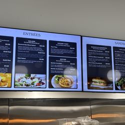 St Honoré Boulangerie - Menu board