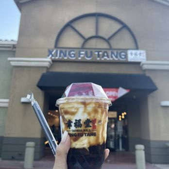 Xing Fu Tang - Rose Brown Sugar Foil Gold - Bubble Tea Near Me - Milpitas, California Xing Fu Tang - Rose Brown Sugar Foil Gold - Bubble Tea Near Me - Milpitas, California