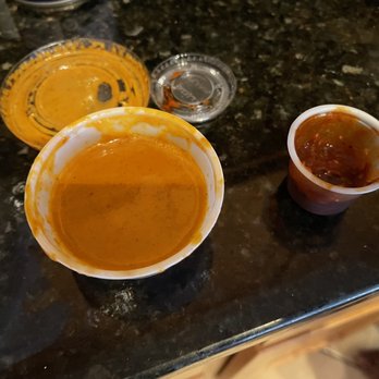 Everest Momo Plus - a bowl of soup and two cups of sauce - Himalayan/Nepalese Near Me - Chantilly, Virginia Everest Momo Plus - a bowl of soup and two cups of sauce - Himalayan/Nepalese Near Me - Chantilly, Virginia