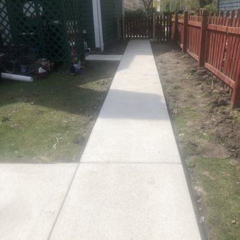 O & M Construction - Sidewalk from driveway to deck - Roofing Near Me - New Lenox, Illinois O & M Construction - Sidewalk from driveway to deck - Roofing Near Me - New Lenox, Illinois