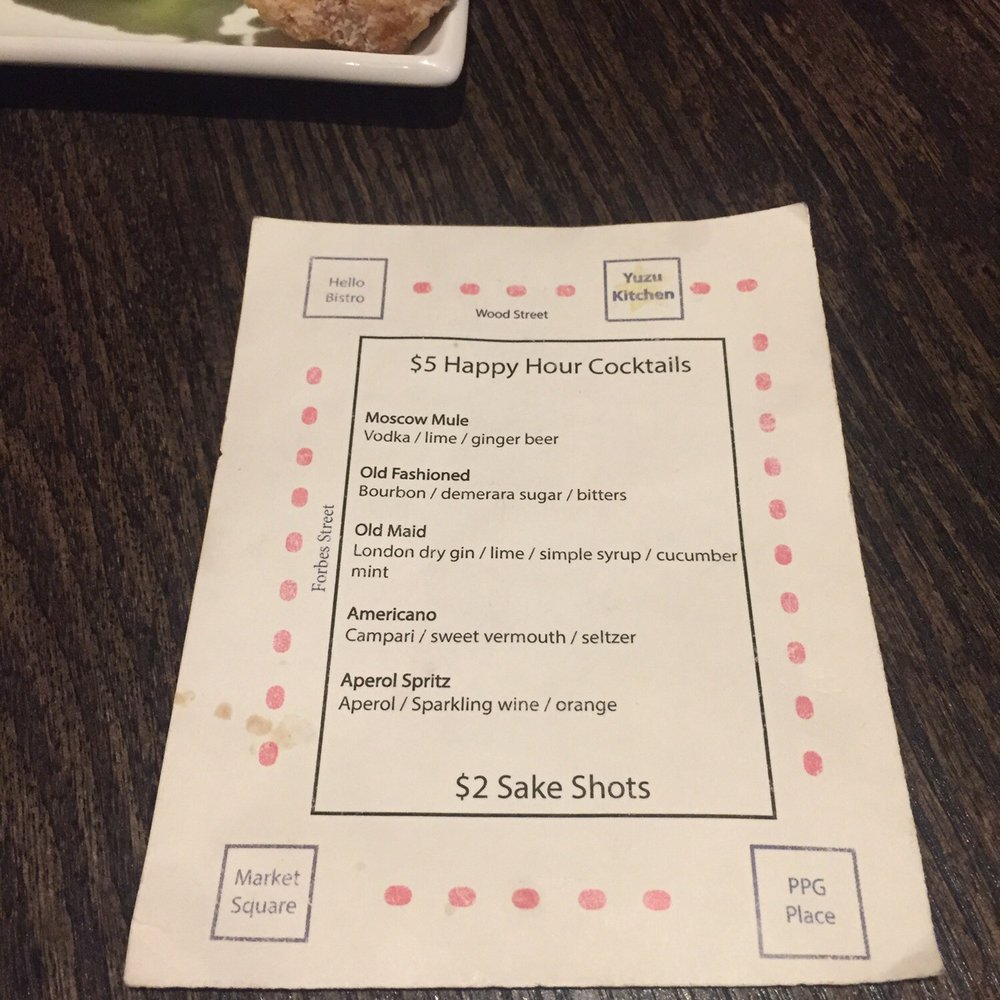 Yuzu Kitchen - Happy hour menu - Ramen Near Me - Pittsburgh, Pennsylvania Yuzu Kitchen - Happy hour menu - Ramen Near Me - Pittsburgh, Pennsylvania