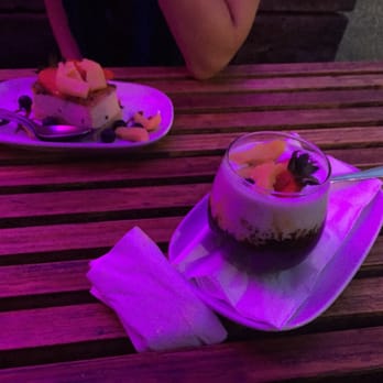 Bodhi Restaurant - Passionfruit cheesecake, and sago dessert. - Vegetarian Near Me - Sydney, NSW