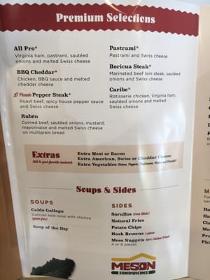 Menu photo 6 Meson Sandwiches Kissimmee, FL Menu photo 6 Meson Sandwiches Kissimmee, FL