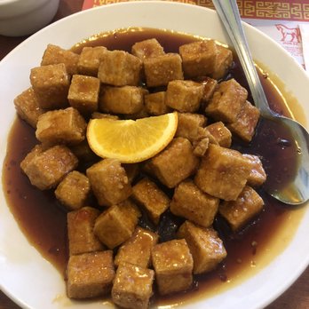 Lotus Garden - Orange tofu! - Chinese Near Me - Apache Junction, Arizona