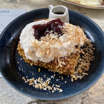 Nura - Golden milk French toast - New American Near Me - Brooklyn, New York Nura - Golden milk French toast - New American Near Me - Brooklyn, New York