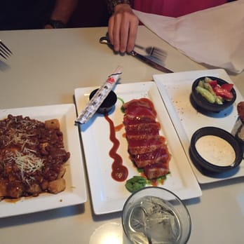 Engine No 9 - Macho tots, sashimi tuna, calamari fries. - Burgers Near Me - Saint Petersburg, Florida