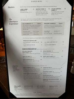 Menu photo 4 Fogo de Chão Thousand Oaks, CA