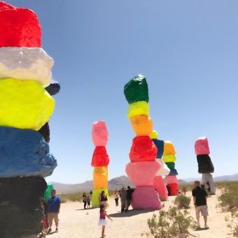 Seven Magic Mountains - Public Art Near Me - Las Vegas, Nevada Seven Magic Mountains - Public Art Near Me - Las Vegas, Nevada