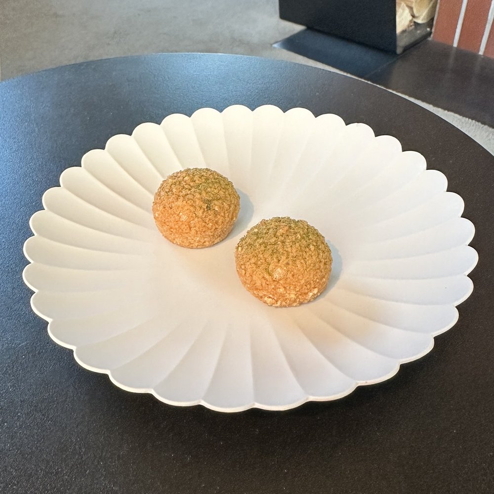 Frantzén - warm cheese pate a choux   @davideatsdc - Scandinavian Near Me - Stockholm, Alberta
