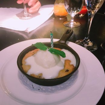 Harry's - Cookie and cream. A chocolate chip cookie topped with ice cream. - Steakhouses Near Me - Manhattan, New York