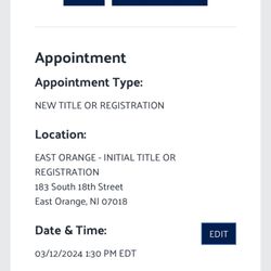 State of New Jersey Motor Vehicle Commission