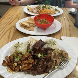 Kalua Pork combo, 3 taco combo and chips with an awesome salsa Kalua Pork combo, 3 taco combo and chips with an awesome salsa