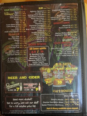 Menu photo 3 The Beachcomber London, XGL Menu photo 3 The Beachcomber London, XGL