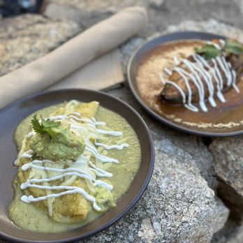 Hatch - Shredded Chicken Enchilada and delicious Chile Relleno! - New Mexican Cuisine Near Me - Carmel, California Hatch - Shredded Chicken Enchilada and delicious Chile Relleno! - New Mexican Cuisine Near Me - Carmel, California