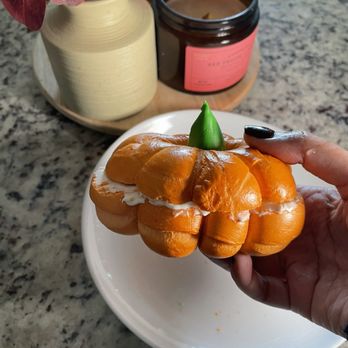 Bobby's Bagel Cafe - Pumpkin bagel with cream cheese - Sandwiches Near Me - Oakton, Virginia Bobby's Bagel Cafe - Pumpkin bagel with cream cheese - Sandwiches Near Me - Oakton, Virginia