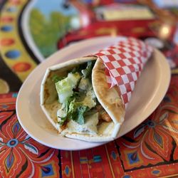 Curry Fried Chicken - Small Shawarma Wrap