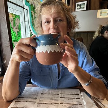 El Potrero - Cafe la jolla in a clay mug.  Made with cinnamon. - Mexican Near Me - Tijuana, BCN
